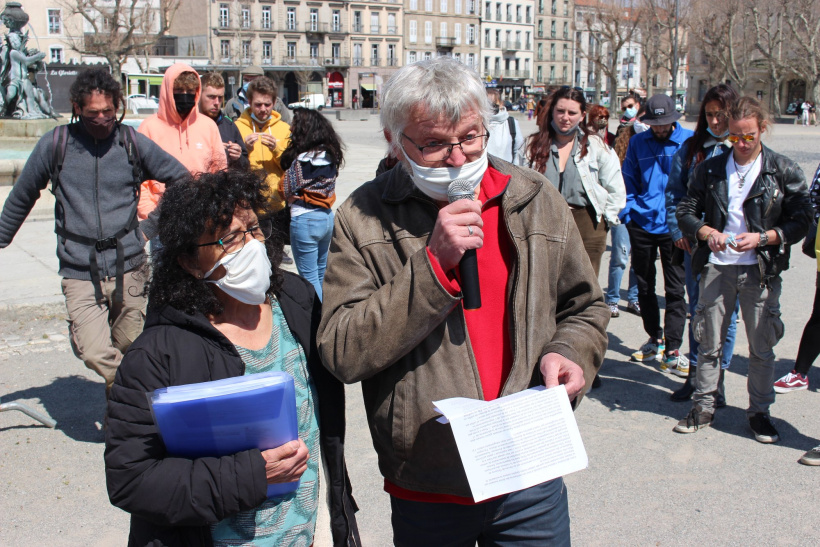 Eric Durupt et Véronique de Marconnay ce jeudi 15 avril au Puy.