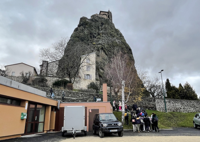 Visite du Rocher Saint-Michel pour les élèves