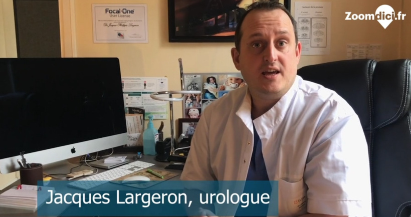 Jacques Largeron, très fine lame dans l'univers de l'urologie, à la Clinique Bon Secours.