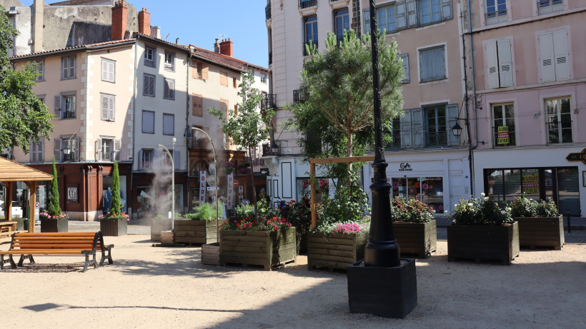 Le jardin éphémère de la place du Martouret