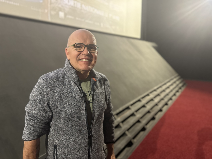 Jean Michel Tony lors de l'avant première de Compostelle au Ciné Dyke