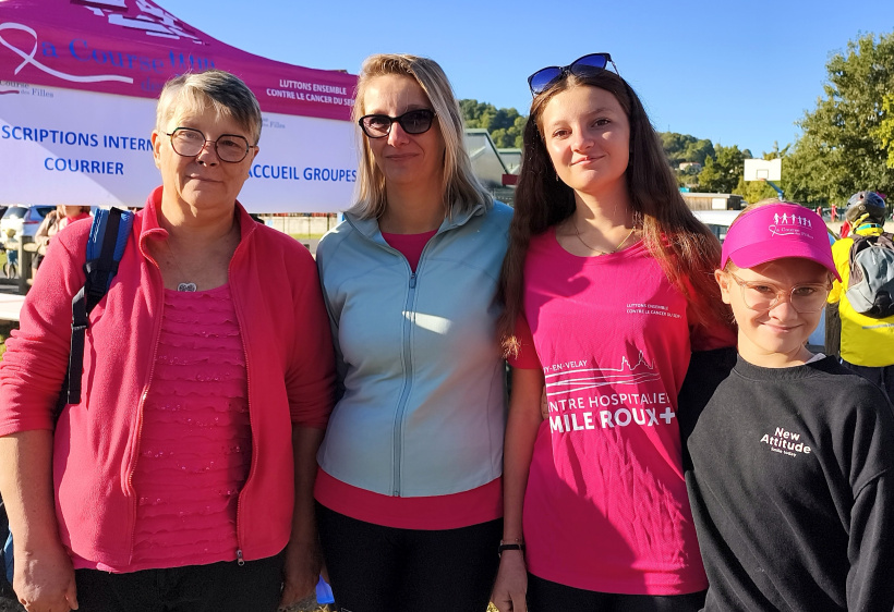 Joëlle et sa famille
