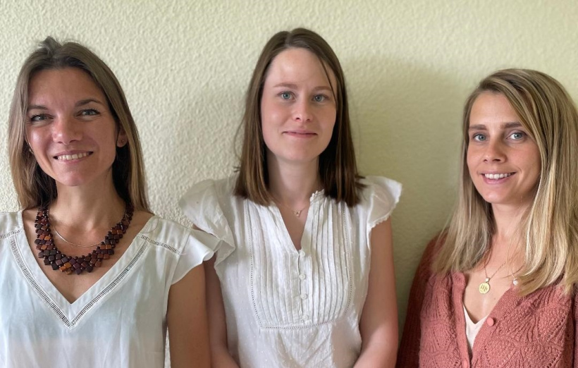 Eugenia d'Angelo, Marion Boyer et Théodora Julien, les trois juristes