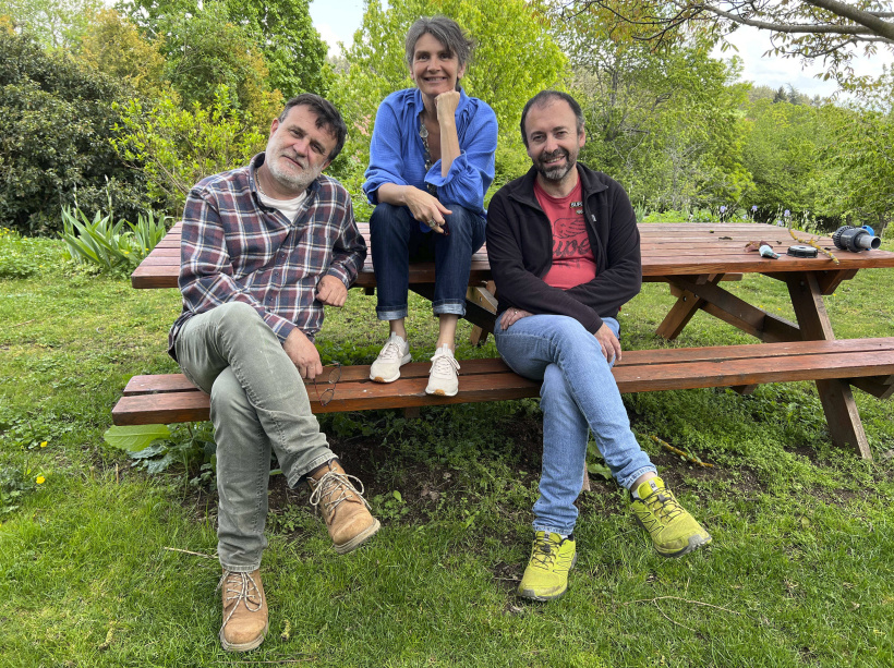 (De gauche à droite) Vincent Jolfre, Corinne Pradier et Laurent Chabrier.