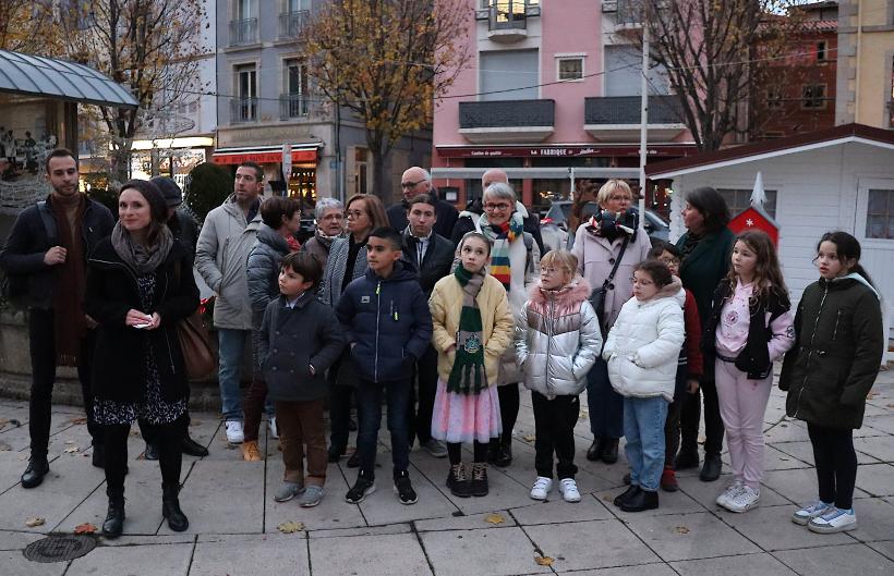 Une partie des acteurs et partenaires à l'initiative des animations de Noël.