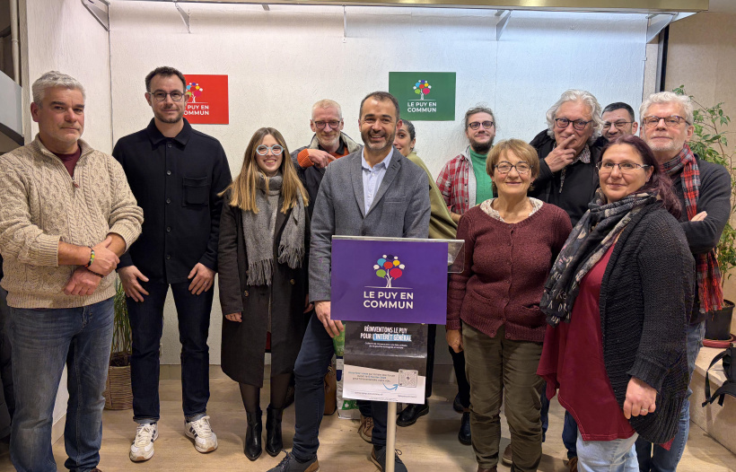 Laurent Johanny et sa liste Le Puy en commun ont présenté leur espace de travail politique