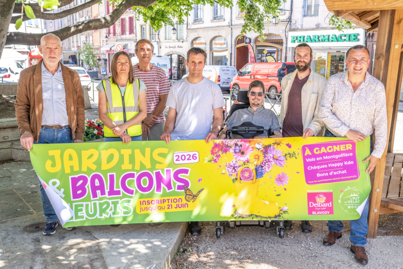 La ville du Puy prêt pour une nouvelle édition des Jardins et Balcons