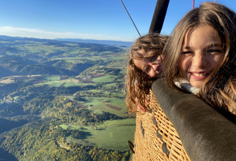 Les vertiges de la splendeur étalée sous nos pieds.