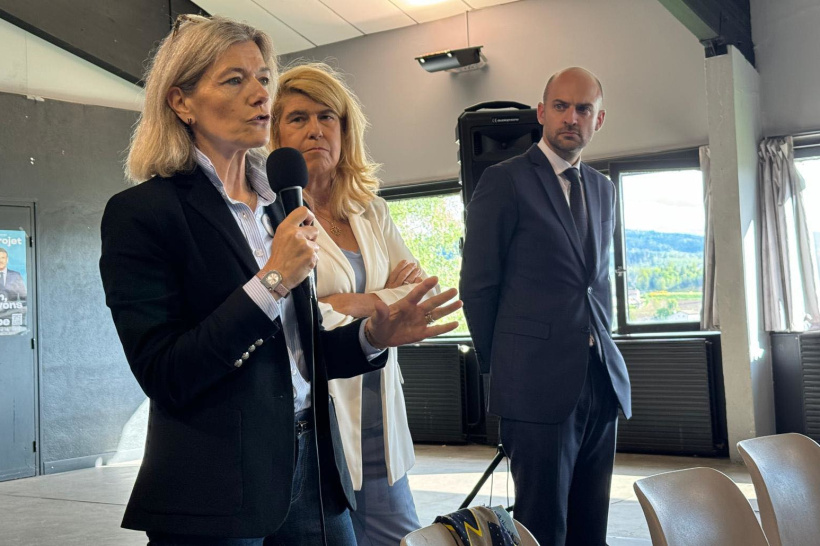 Catherine Almaric est venue soutenir la liste majoritaire et répondre aux questions. 