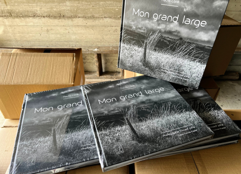 Le livre "Mon grand large" a été édité à 1 200 exemplaires.