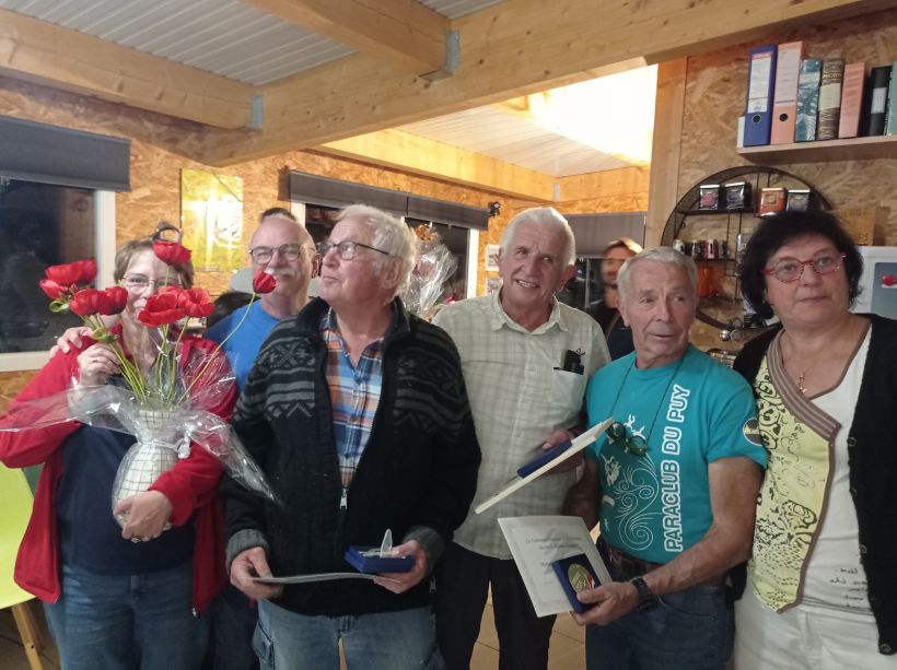Les médaillés du Paraclub du Puy