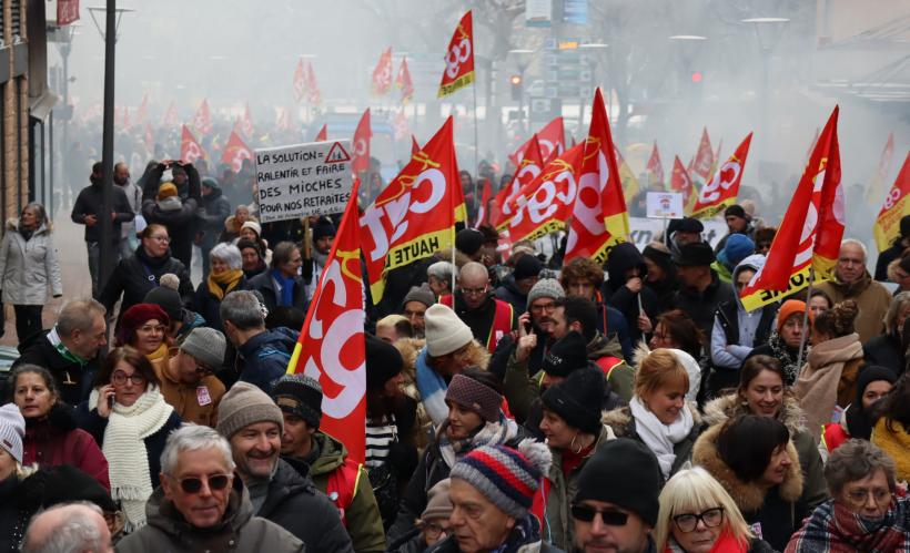 La remontée du Boulevard Saint-Louis a été lente tant l'affluence a été dense.