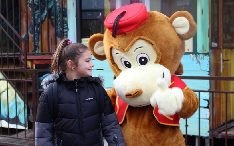 Une mascotte à la vogue du Puy-en-Velay