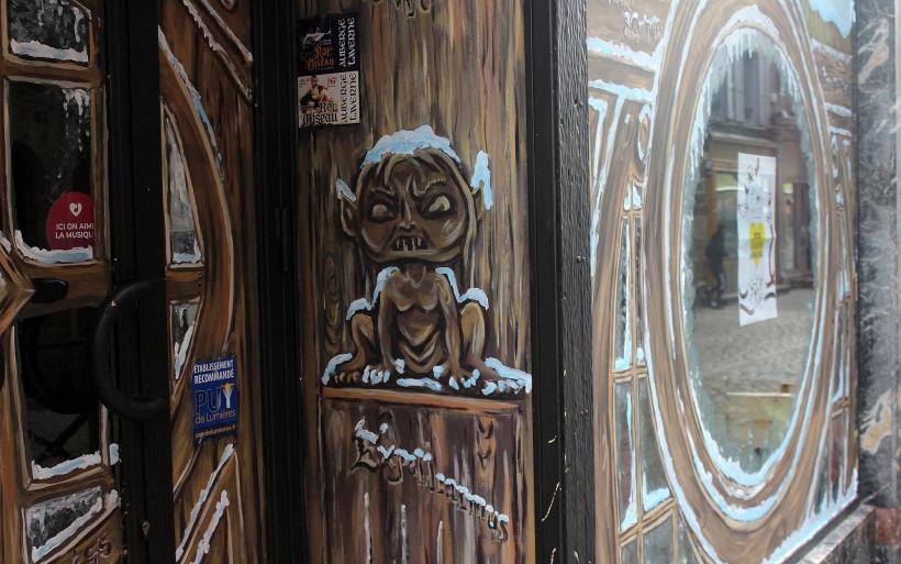 Gollum dessiné par Aurélie Laurent Chastagnol et Cynthia Gourbillon.