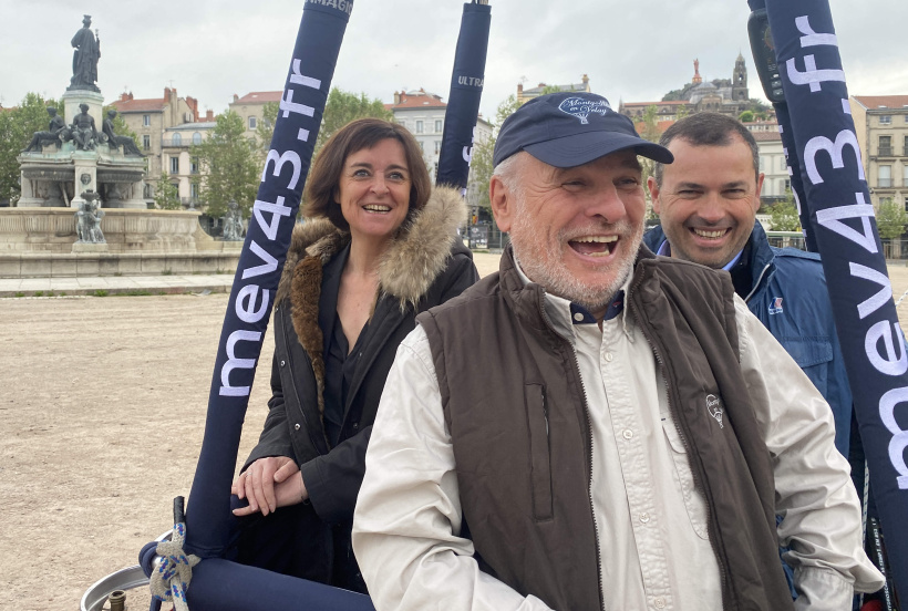 Jean-Marc Guérin, aéronaute aussi aguerri que souriant. 