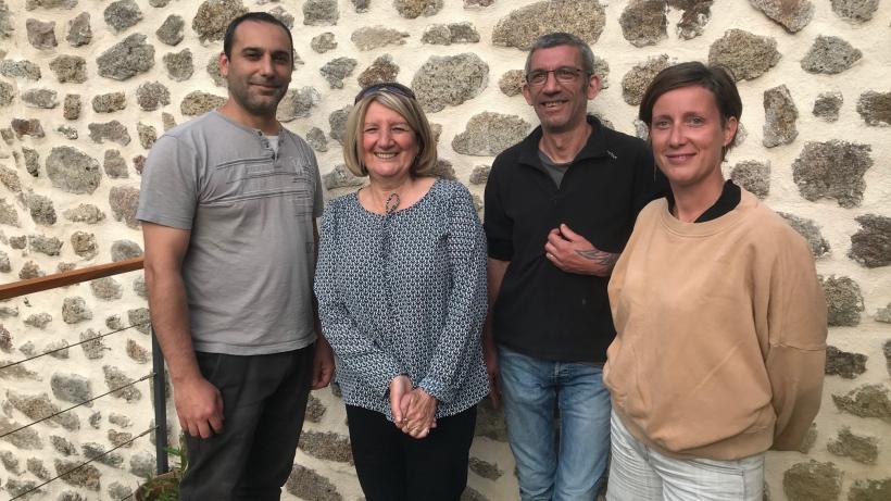 Annie MANGIARACINA, Didier AUDOUARD, Annie LARDON, Yannis MASSARD 