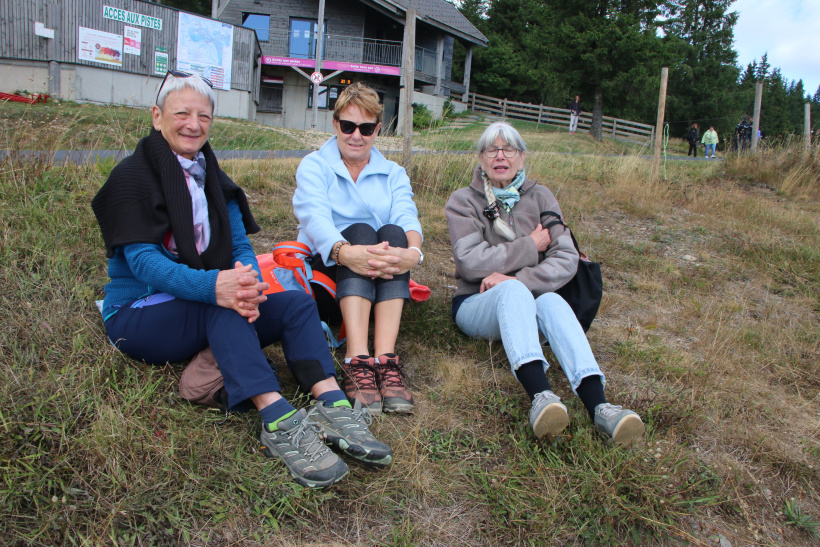 Christiane, Monique et Claudette étaient présentes