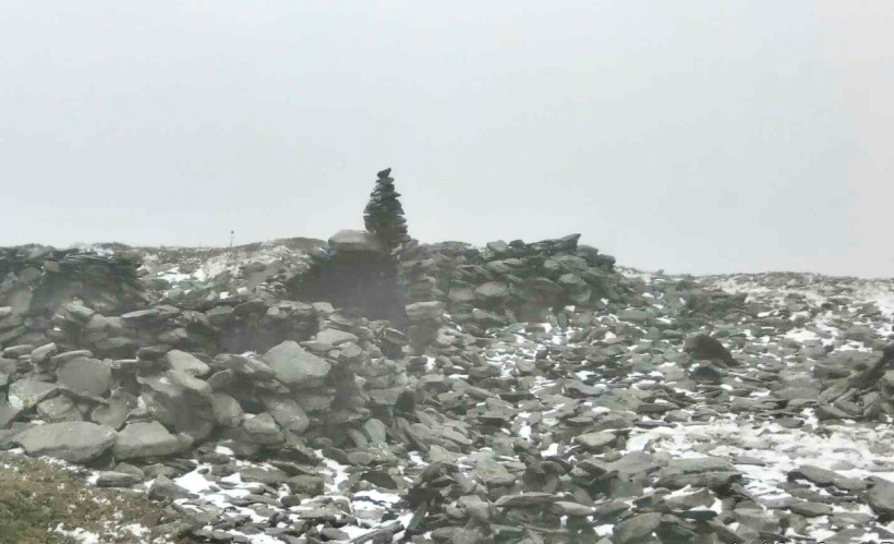 Première saupoudrée de neige en Haute-Loire pour ce dernier weekend d'octobre 2025. 