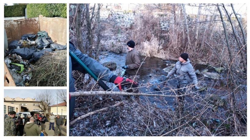 Les pêcheurs ont nettoyé le Dolaizon avant de s'attaquer à la Borne.