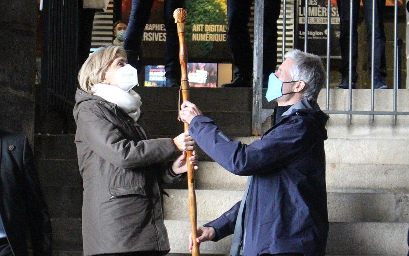 Valérie Pécresse et Laurent Wauquiez au Puy-en-Velay