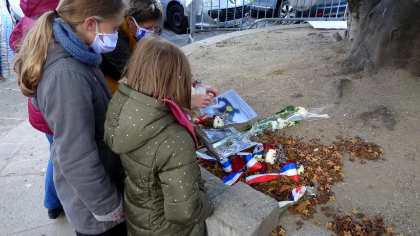 Un hommage a été rendu à Samuel Paty le 21 octobre au Puy-en-Velay.