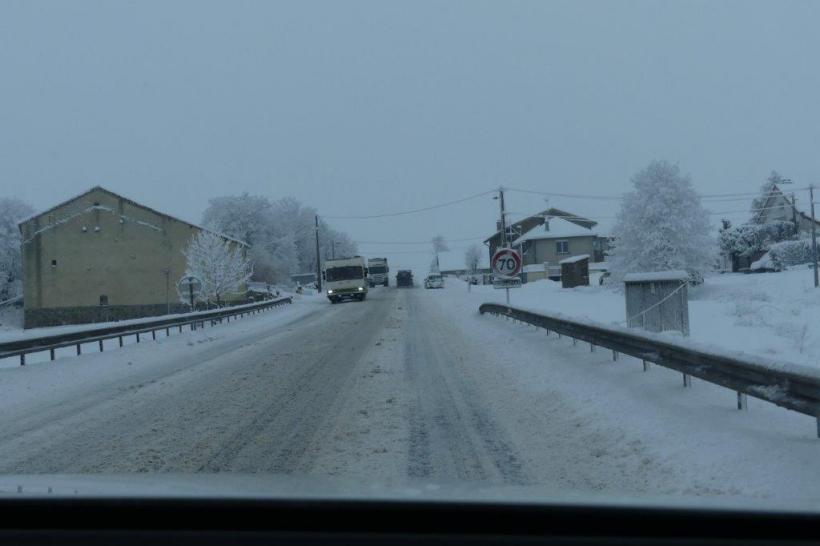 Ce lundi 4 janvier 2021 a connu des fortes chutes de neige.