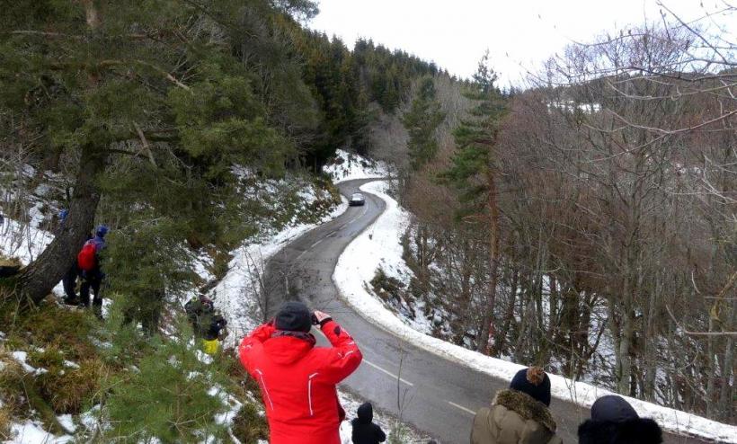 Gus Greensmith a fait des essais sur les routes de haute Ardèche