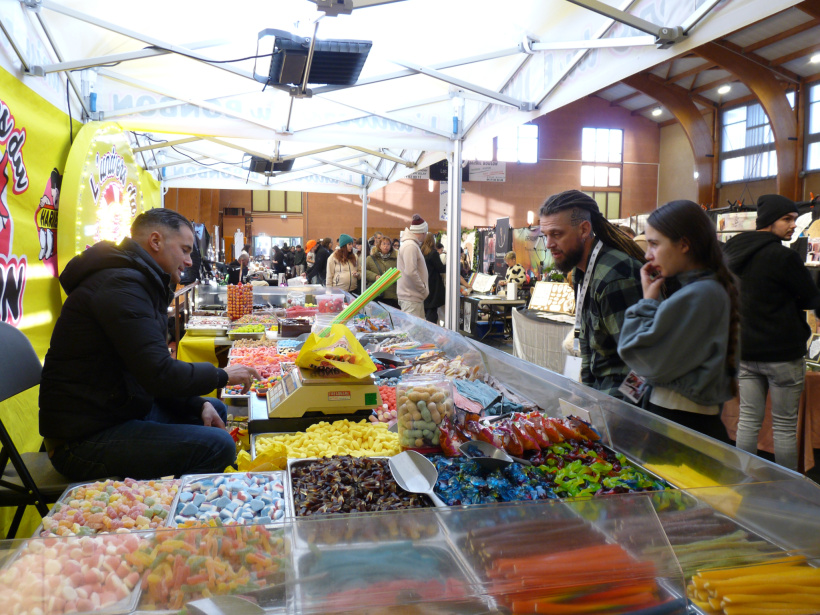 Grand stand de bonbons