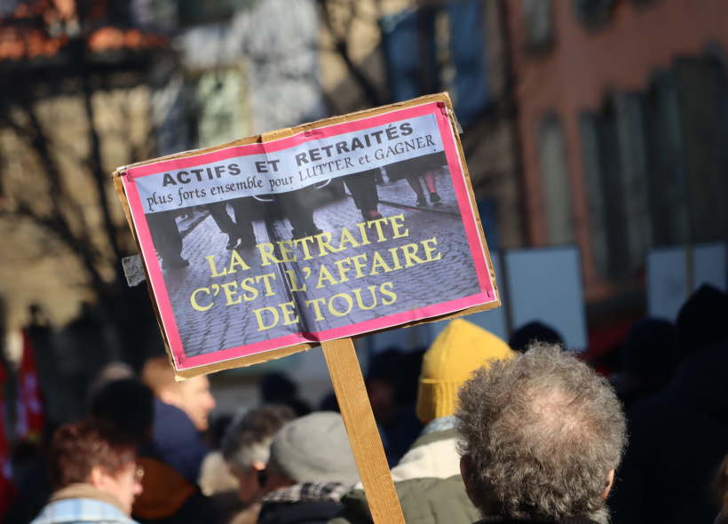 La retraite, un des plus grands enjeux de la société soulevés durant les mobilisations. 