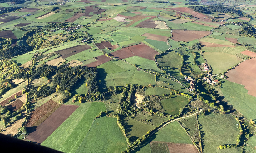 L'empreinte des humains vue d'en haut. 