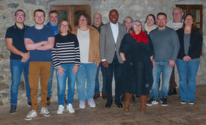 L'équipe « L’avenir au cœur de Laussonne » part en campagne 