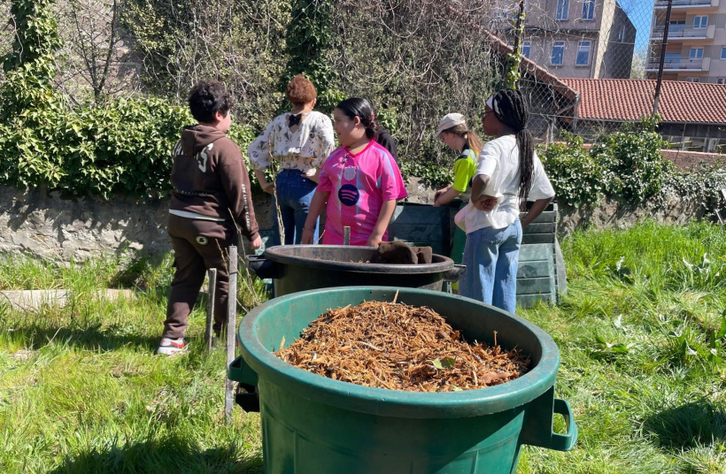 Montage des compost en cours
