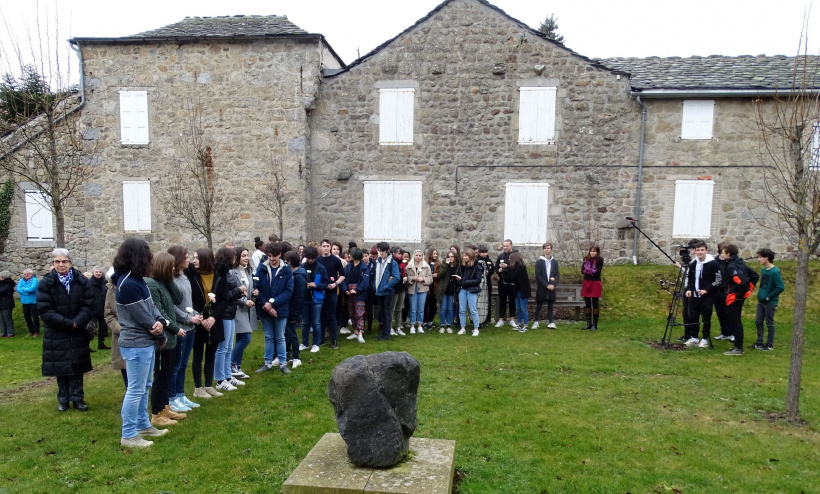 Cérémonie de commémoration du 27 janvier 2020 au Lieu de Mémoire.