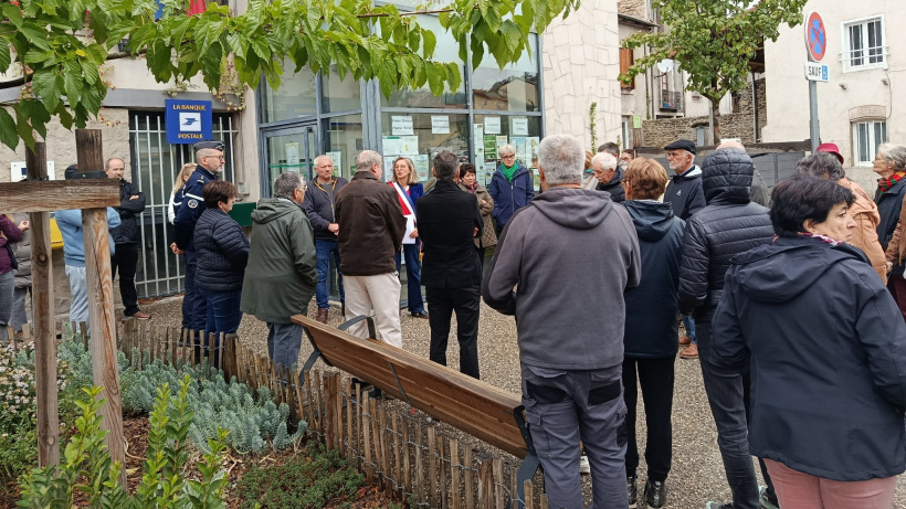 Le rassemblement à Vorey
