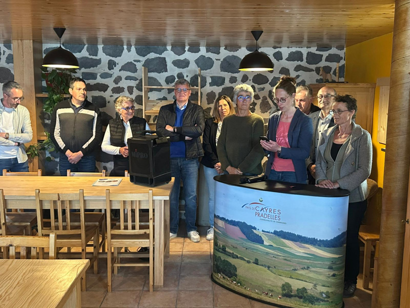Inauguration de l'extension du gîte de la Retirade