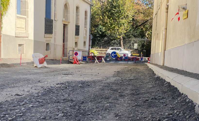 La rue Charles Rocher fermée le temps des travaux