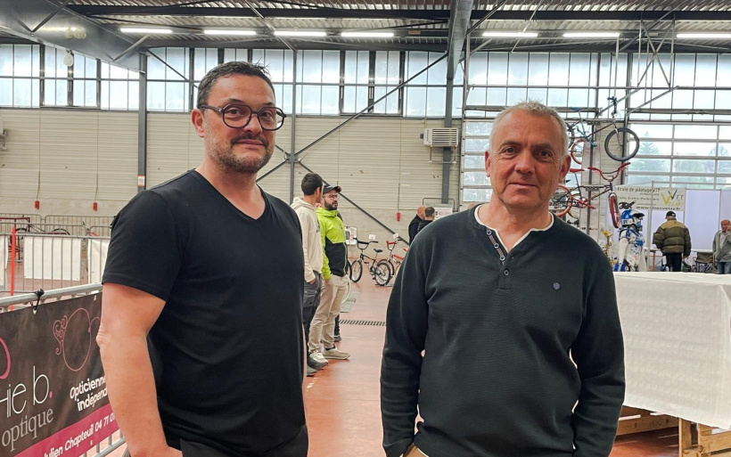 Gaëtan Soleilhac et Jérôme Salinas, organisateurs du salon