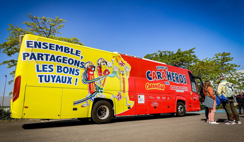 Se mettre dans le peau d'un véritable sapeurs-pompiers avec le caraheros. 
