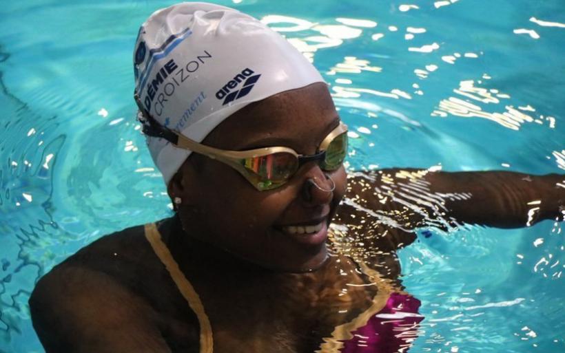 Selam Chapuy, championne de natation.