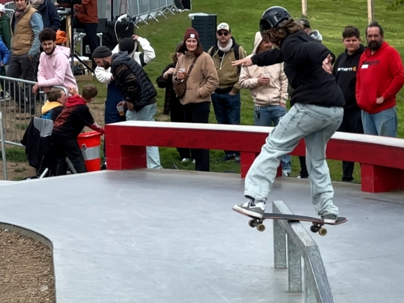 Sur le Skatepark du Puy en Velay