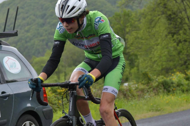 Célian Rolland, fer de lance de l'Union Cycliste du Puy en Velay de la catégorie U17.