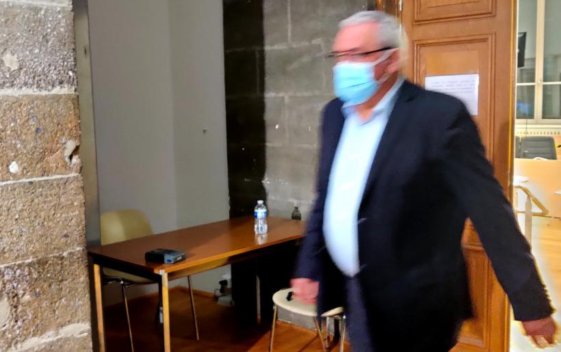 Marc Boléa lors du jugement le 18 mars 2021 au Puy-en-Velay.