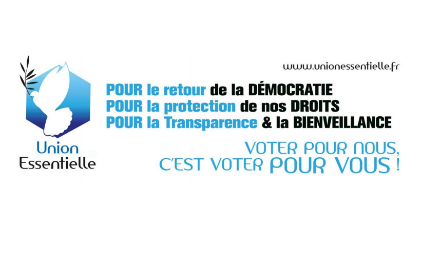 Union essentielle est un mouvement citoyen des déçus de tous les politiques.