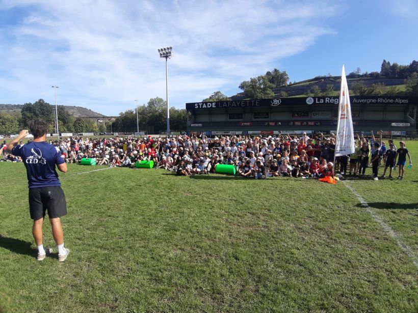 Ce jeudi 5 octobre au Stade Lafayette du Puy lors de la rencontre "rugby découverte".
