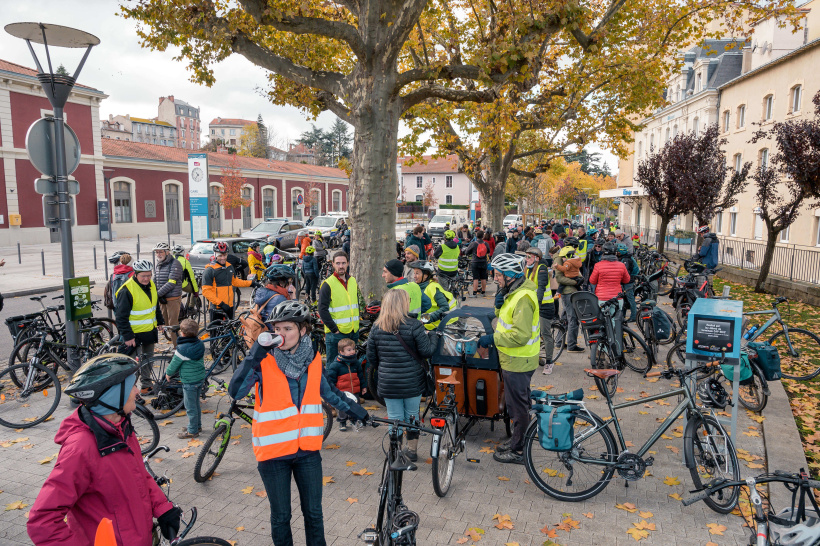 En 2022, 180 personnes ont participé à la 3ème Vélorution ponote.