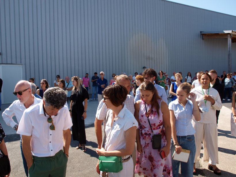 Elus et partenaires étaient présents en nombre pour l'inauguration du site de Chaspuzac.