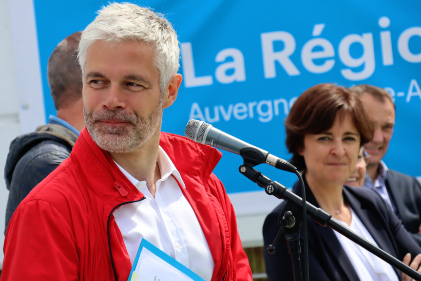 Laurent Wauquiez s'est positionné comme le chef d'orchestre de l'inauguration. 