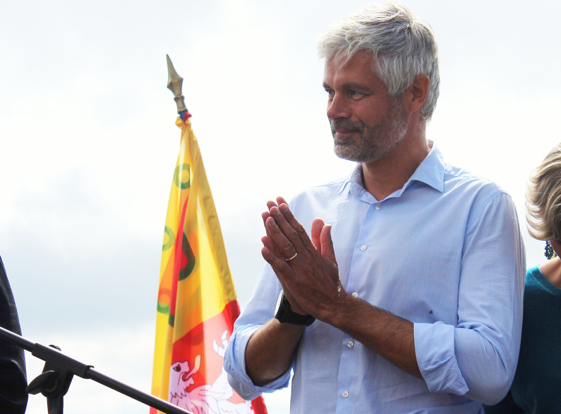 Laurent Wauquiez, Président de la Région Auvergne-Rhône-Alpes, dans la tourmente.