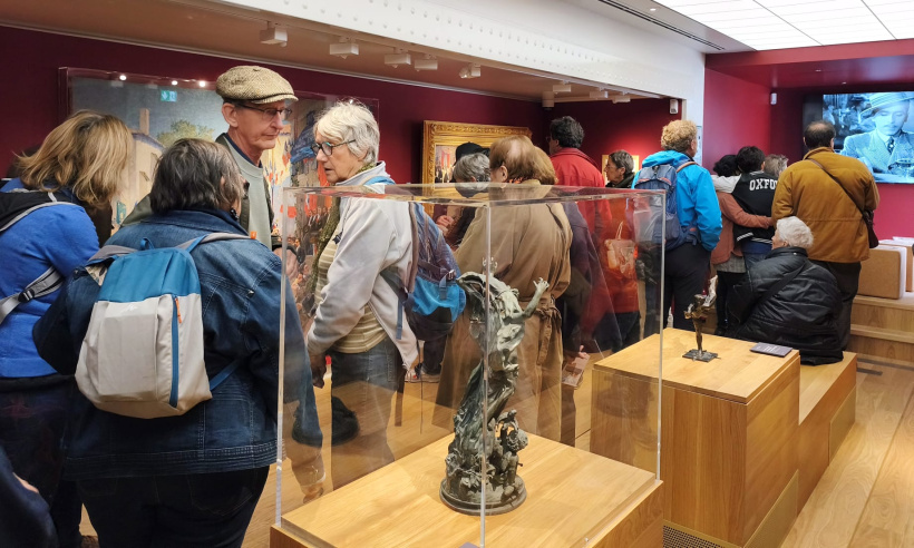 On se croirait dans une salle du musée.