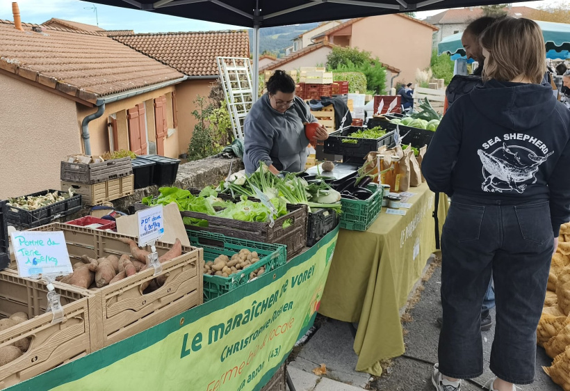 Les maraichers en action
